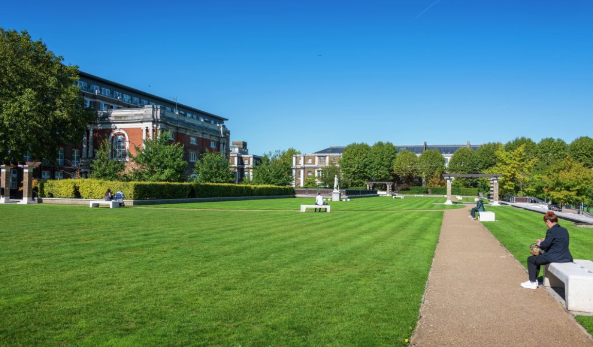 Wellington Park in Royal Arsenal, Woolwich